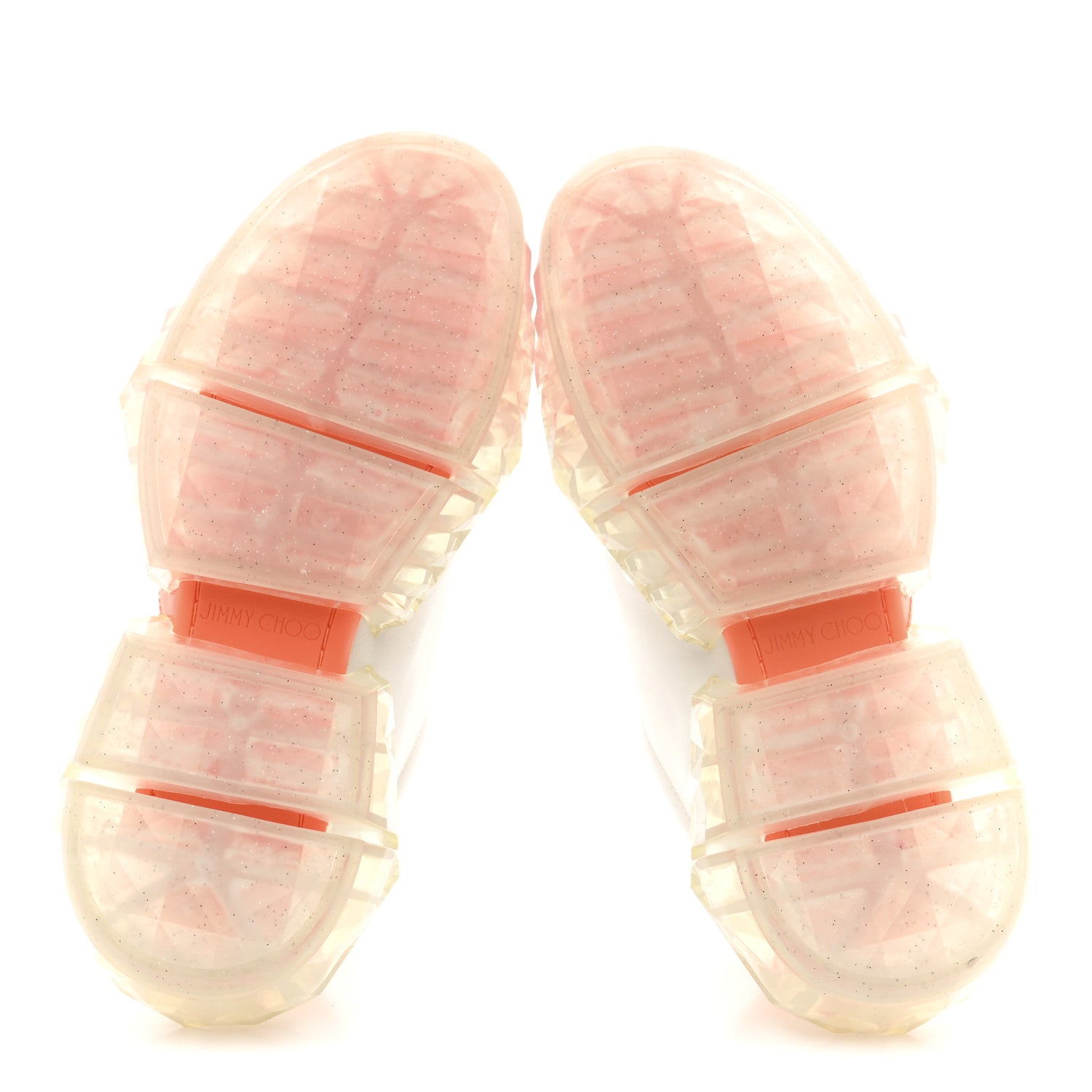 X JK JEONG CALFSKIN PATENT WOMENS DIAMOND LOW TOP SNEAKER WHITE ORANGE