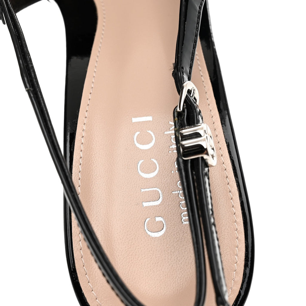 VERNICE CRYSTAL EMBELLISHED GUINEVERE SLINGBACK PUMPS BLACK