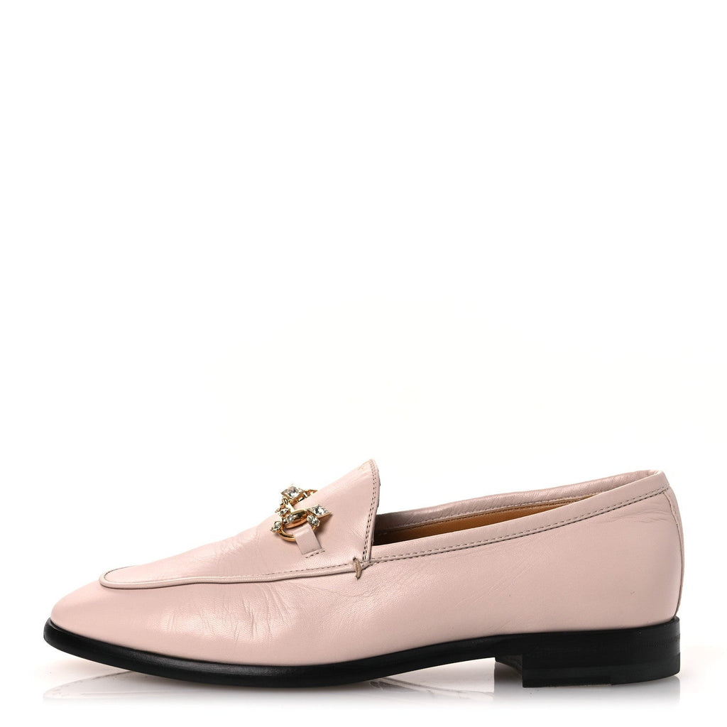 MALAGA KID CRYSTAL HORSEBIT WOMENS JORDAAN LOAFERS PINK HIBISCUS