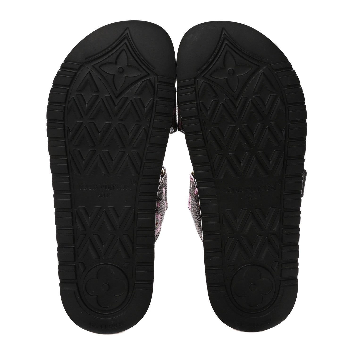 LV X TM MONOGRAM LV SUNSET FLAT COMFORT MULE SAKURA BROWN