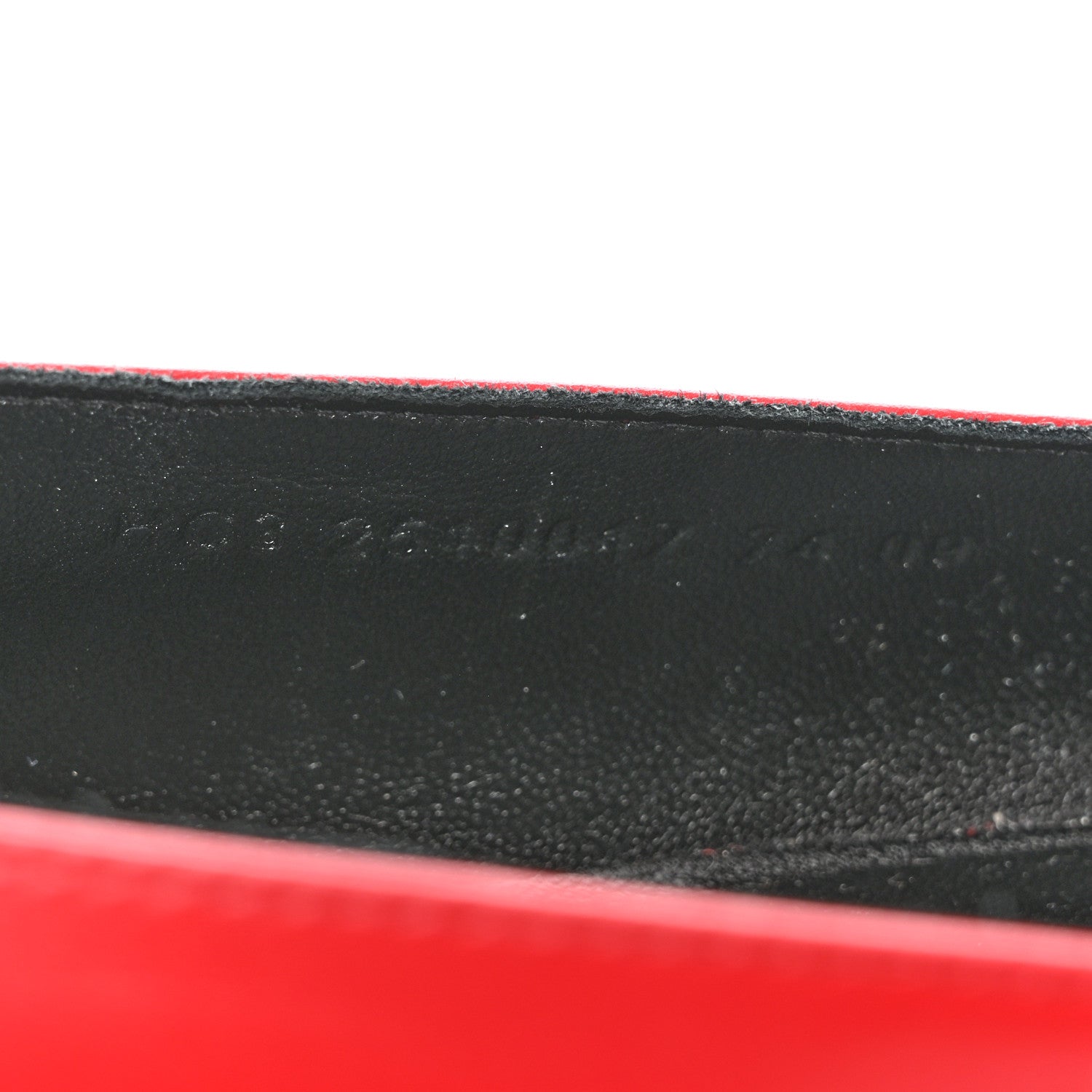 CALFSKIN KELLY BALLET FLATS ROUGE VIF