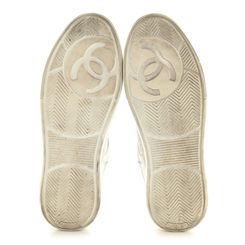 CALFSKIN CC WOMENS SNEAKERS WHITE
