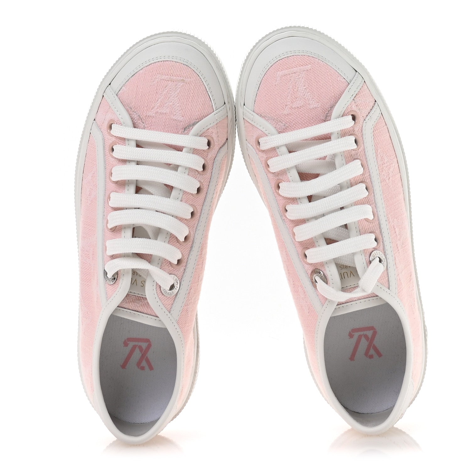 DENIM MONOGRAM LAGOON SNEAKERS PINK