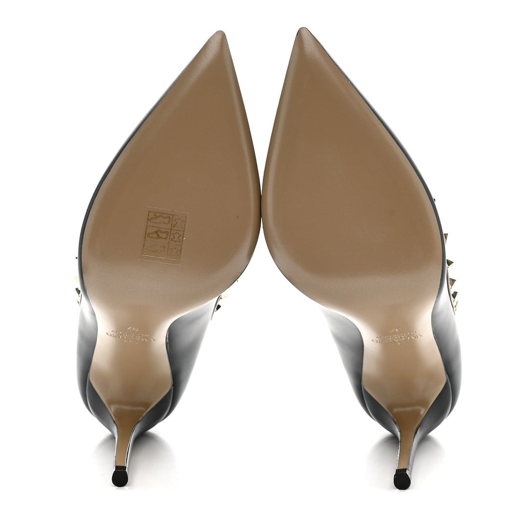 NAPPA ROCKSTUD 100MM PUMPS BLACK POUDRE