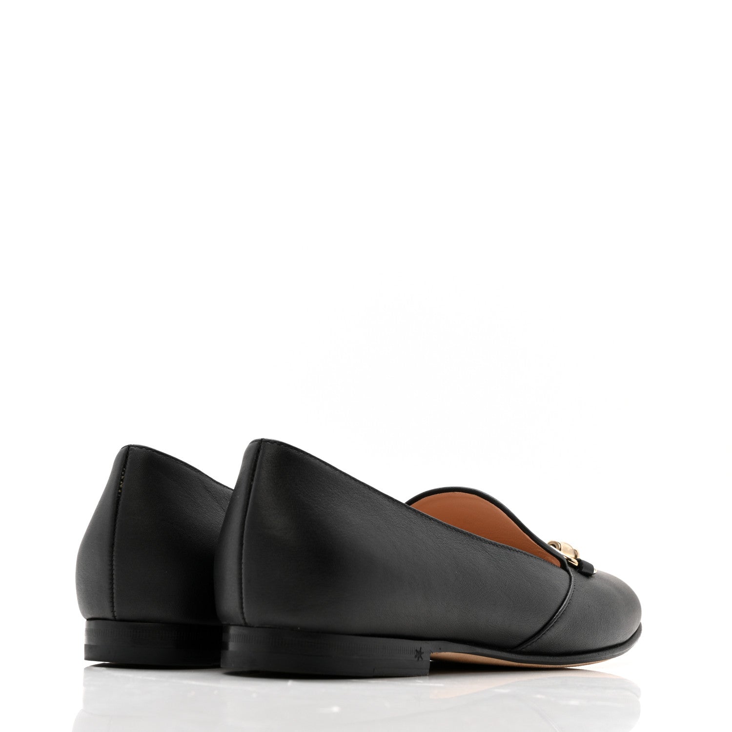 CALFSKIN WOMENS HORSEBIT LOAFERS BLACK