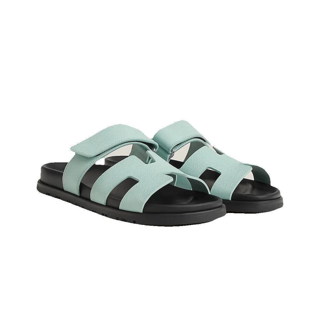 Hermès Chypre Sandal Beige - Mint Green