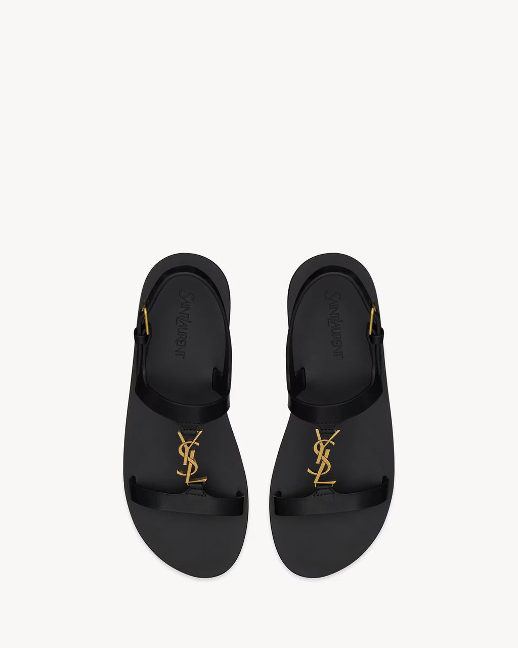 YSL CASSANDRA SANDALS IN SMOOTH LEATHER