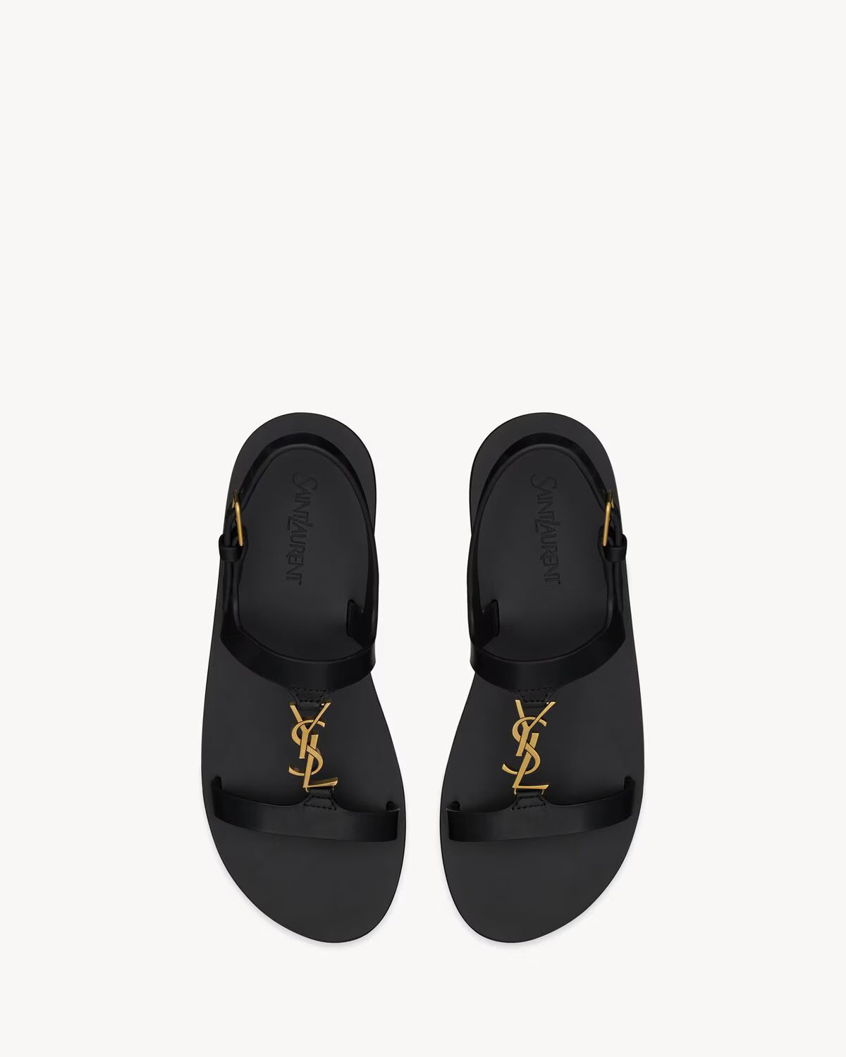 YSL CASSANDRA SANDALS IN SMOOTH LEATHER