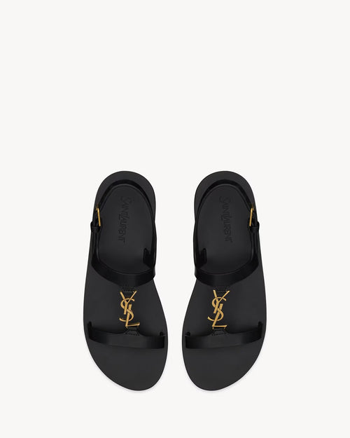 YSL CASSANDRA SANDALS IN SMOOTH LEATHER