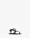 YSL CASSANDRA SANDALS IN SMOOTH LEATHER