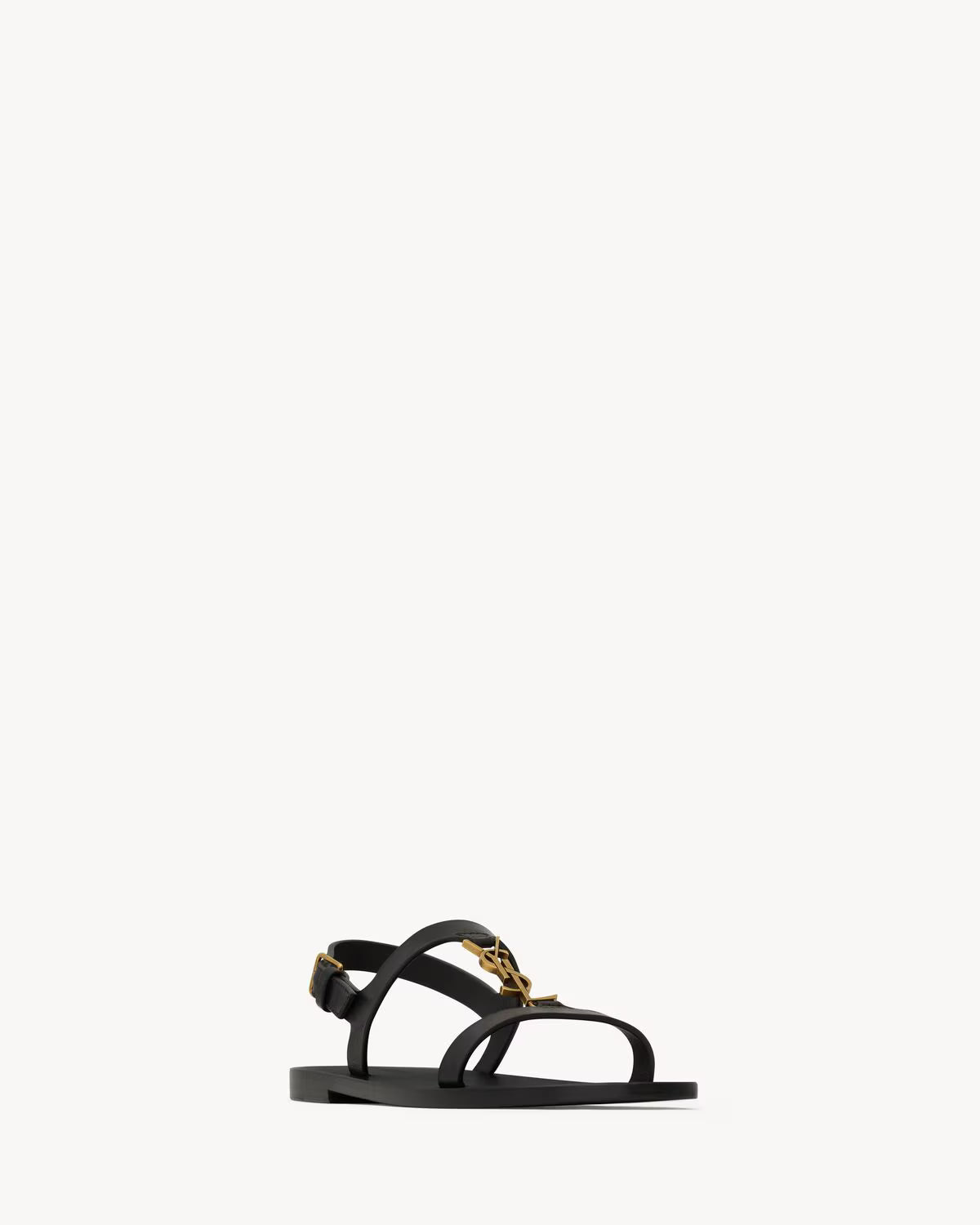 YSL CASSANDRA SANDALS IN SMOOTH LEATHER