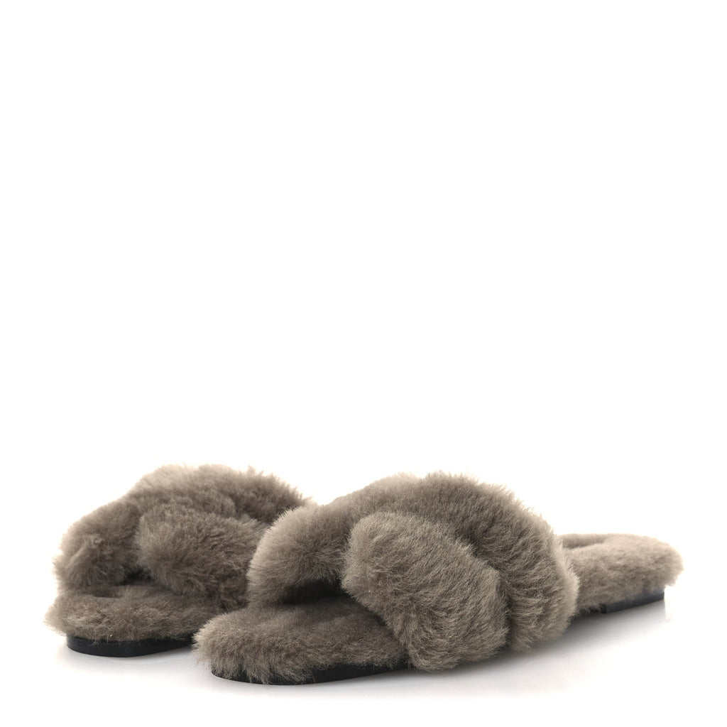 WOOLSKIN ORAN SANDALS ETOUPE