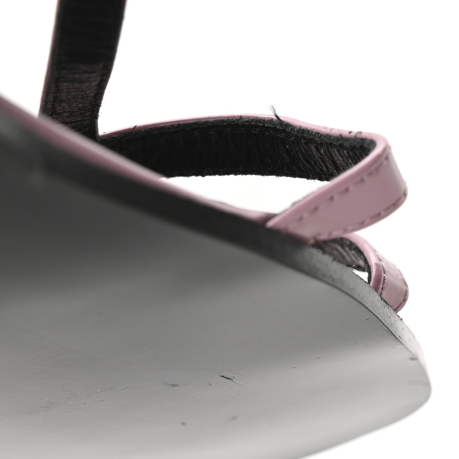CALFSKIN HORSEBIT DIVINE SLINGBACK SANDALS PINK