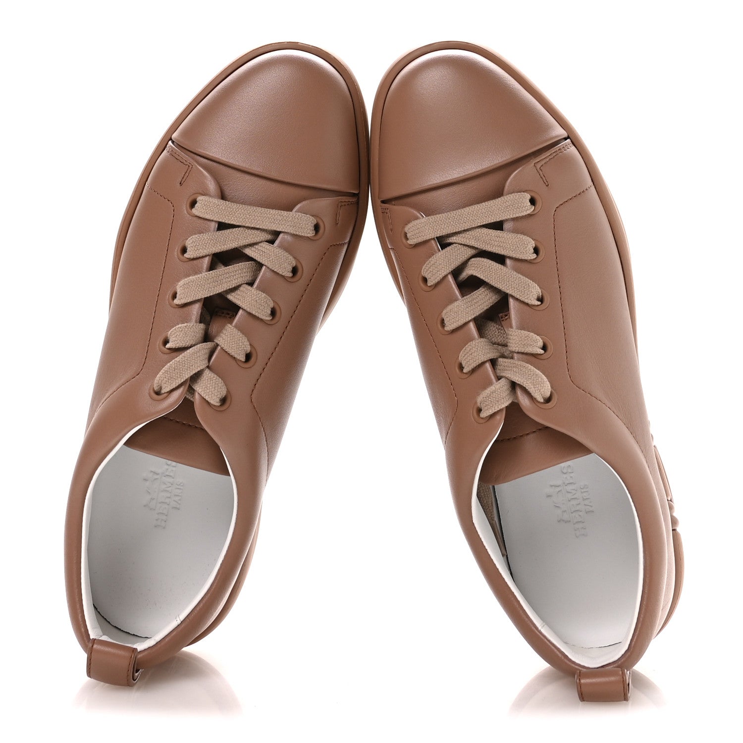 CALFSKIN WOMENS HAPPY SNEAKERS ROSE PERLE