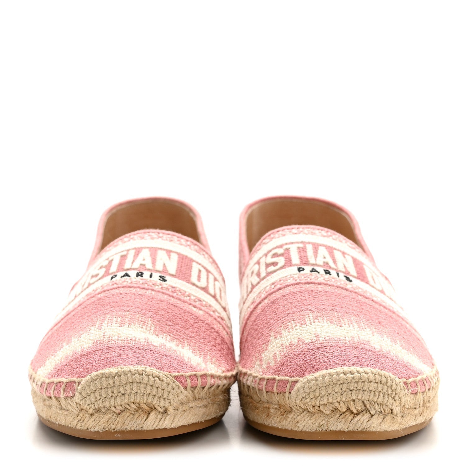 COTTON D-STRIPES EMBROIDERED GRANVILLE 15MM ESPADRILLES DEEP NUDE