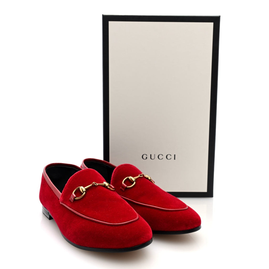 VELVET HORSEBIT WOMENS JORDAAN LOAFERS HIBISCUS RED