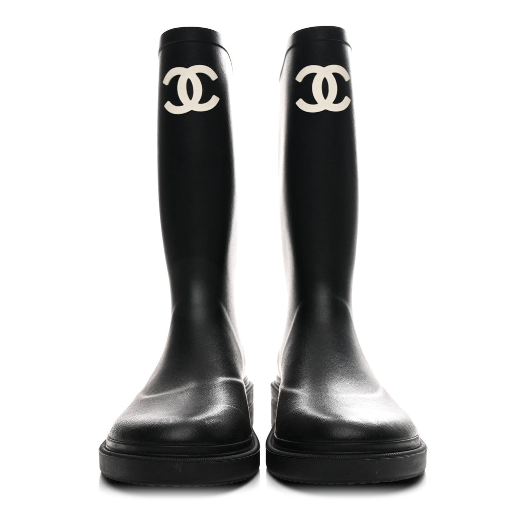 CAOUTCHOUK CC HIGH BOOTS BLACK
