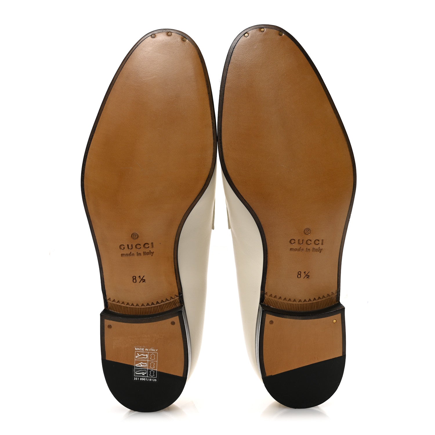 LAMBSKIN MENS INTERLOCKING G LOAFERS OFF WHITE