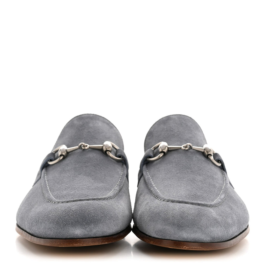 SUEDE HORSEBIT MENS JORDAAN LOAFERS FOGGY GREY