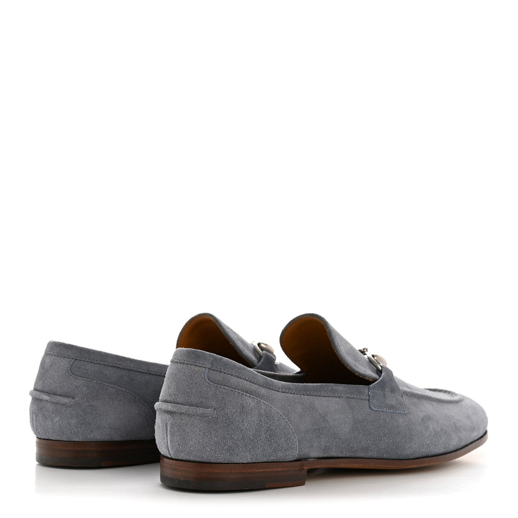 SUEDE HORSEBIT MENS JORDAAN LOAFERS FOGGY GREY