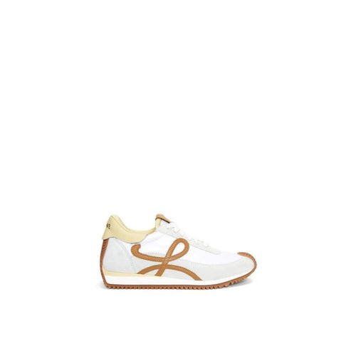 Loewe Flow Runner Nylon and Suede Gold/Black - White/Tan