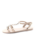 PVC JELLY ROCKSTUD CAGED SANDALS POUDRE