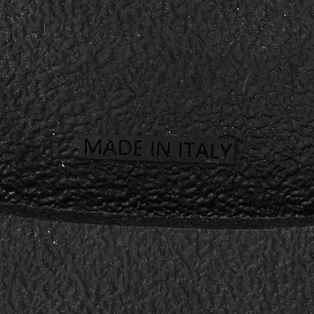 SUEDE SHEARLING CC CAP TOE MULES BLACK