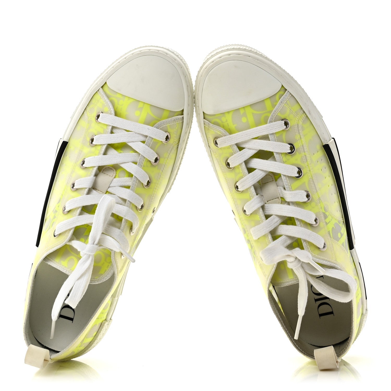 TECHNICAL CANVAS OBLIQUE MENS B23 LOW TOP SNEAKER YELLOW