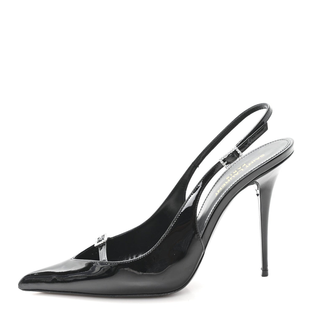 VERNICE 100 SLINGBACK LUNA PUMPS BLACK
