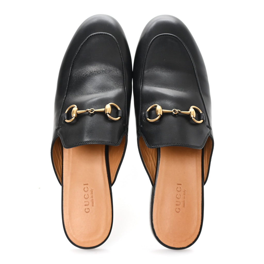 CALFSKIN WOMENS PRINCETOWN SLIPPERS BLACK