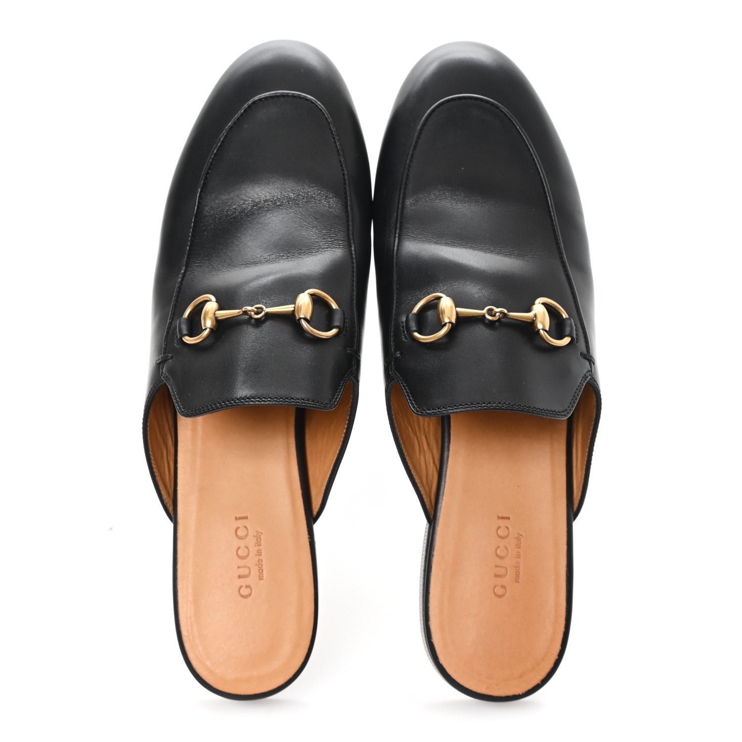 CALFSKIN WOMENS PRINCETOWN SLIPPERS BLACK