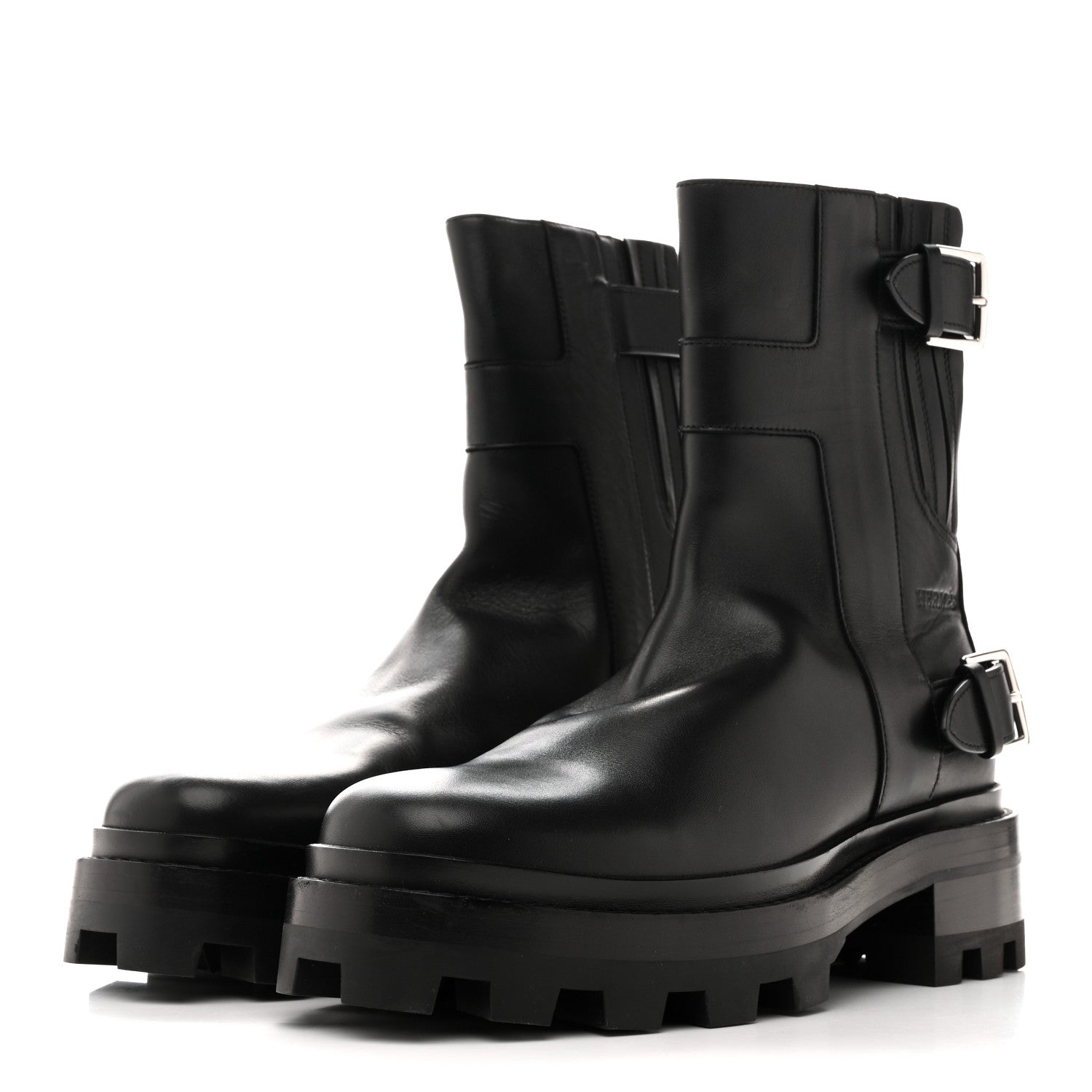 CALFSKIN JAIME ANKLE BOOTS BLACK