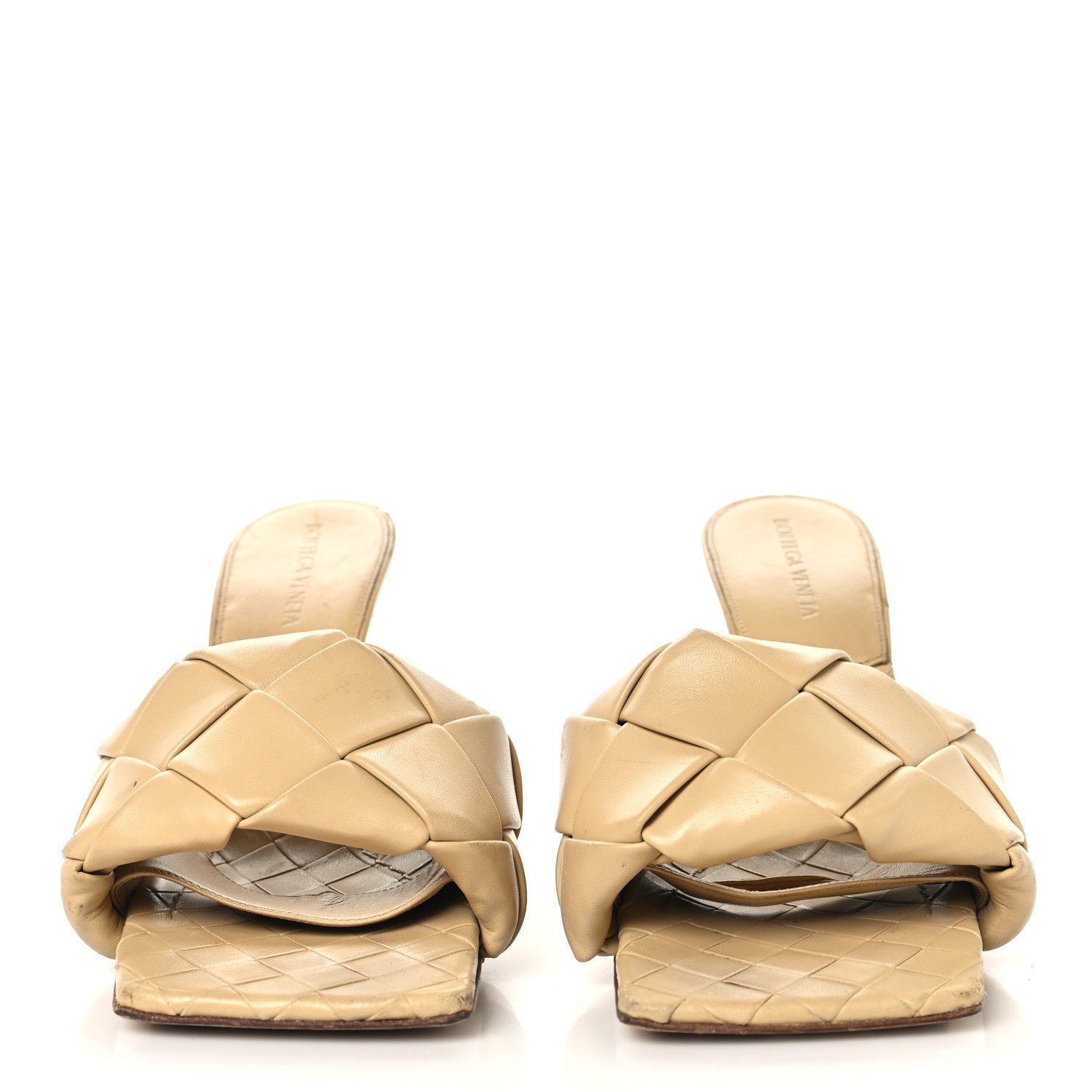 NAPPA MAXI INTRECCIATO LIDO MULE SANDALS BANDAGE
