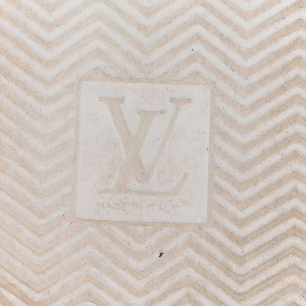 GRAINED CALFSKIN EMBOSSED MONOGRAM MENS BEVERLY HILLS SNEAKERS WHITE