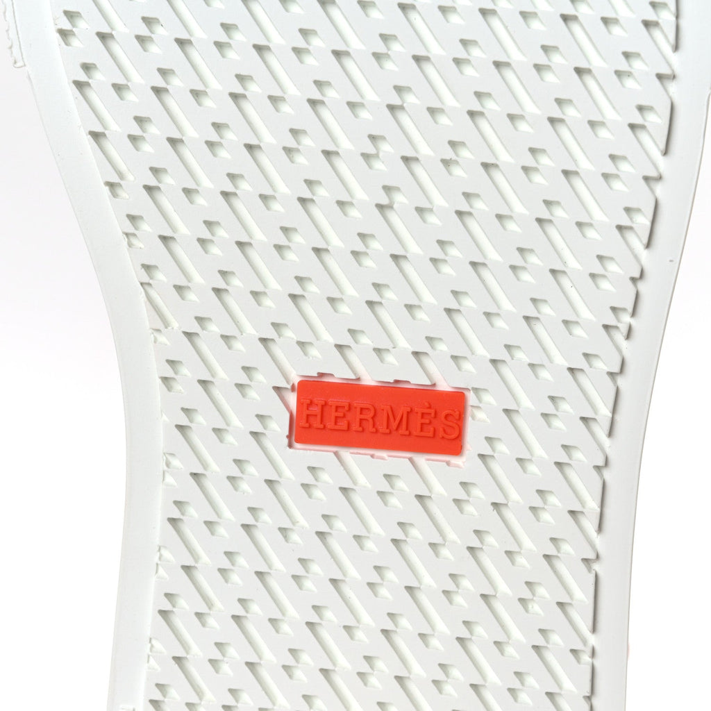 CALFSKIN CANVAS DAY SNEAKERS PRUNOIR WHITE