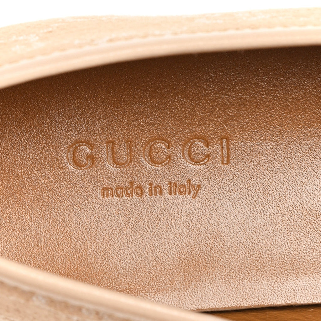 CANVAS GG MONOGRAM HORSEBIT WOMENS JORDAAN LOAFERS SOUFFLE ROSE