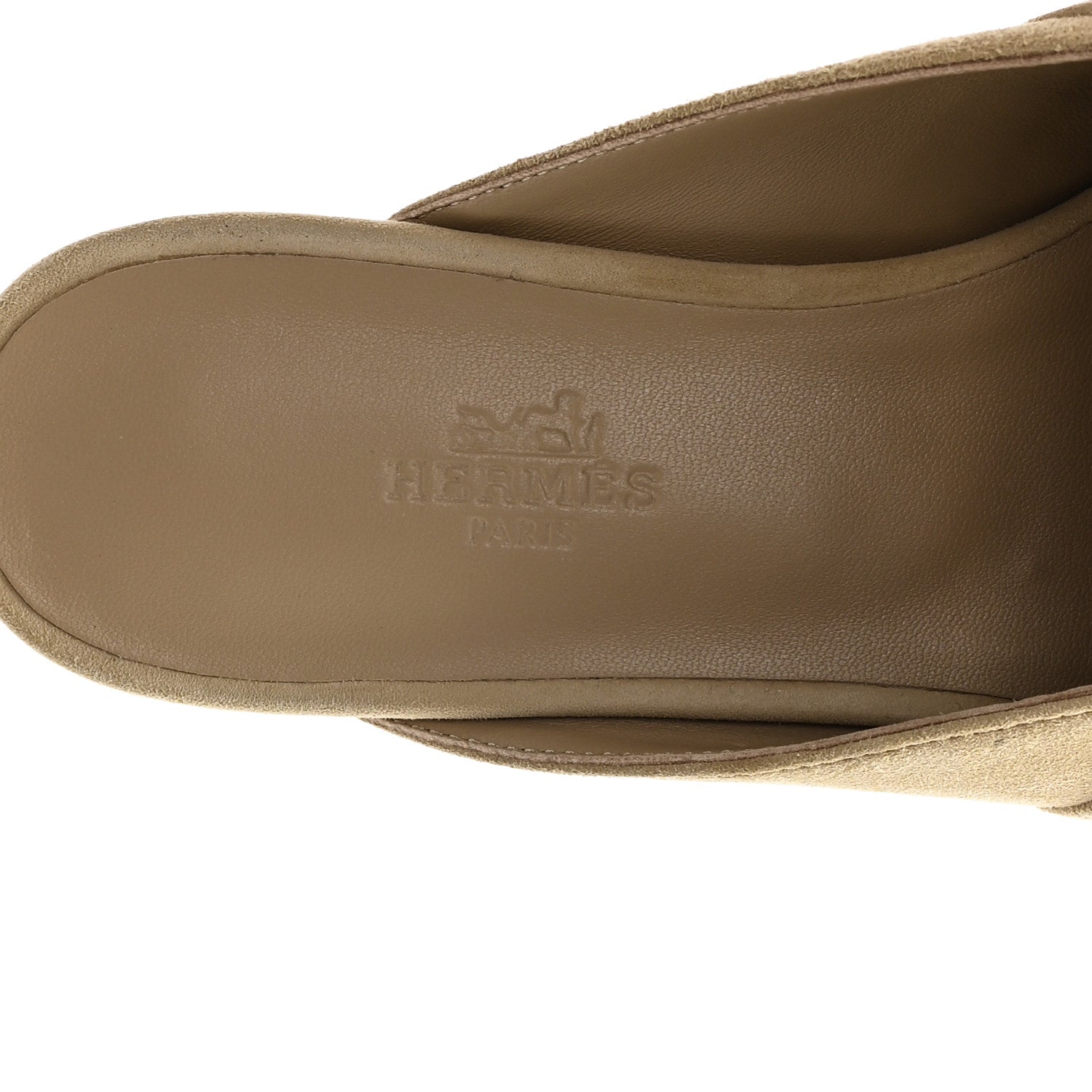 SUEDE GOATSKIN OZ MULES BEIGE SABLE