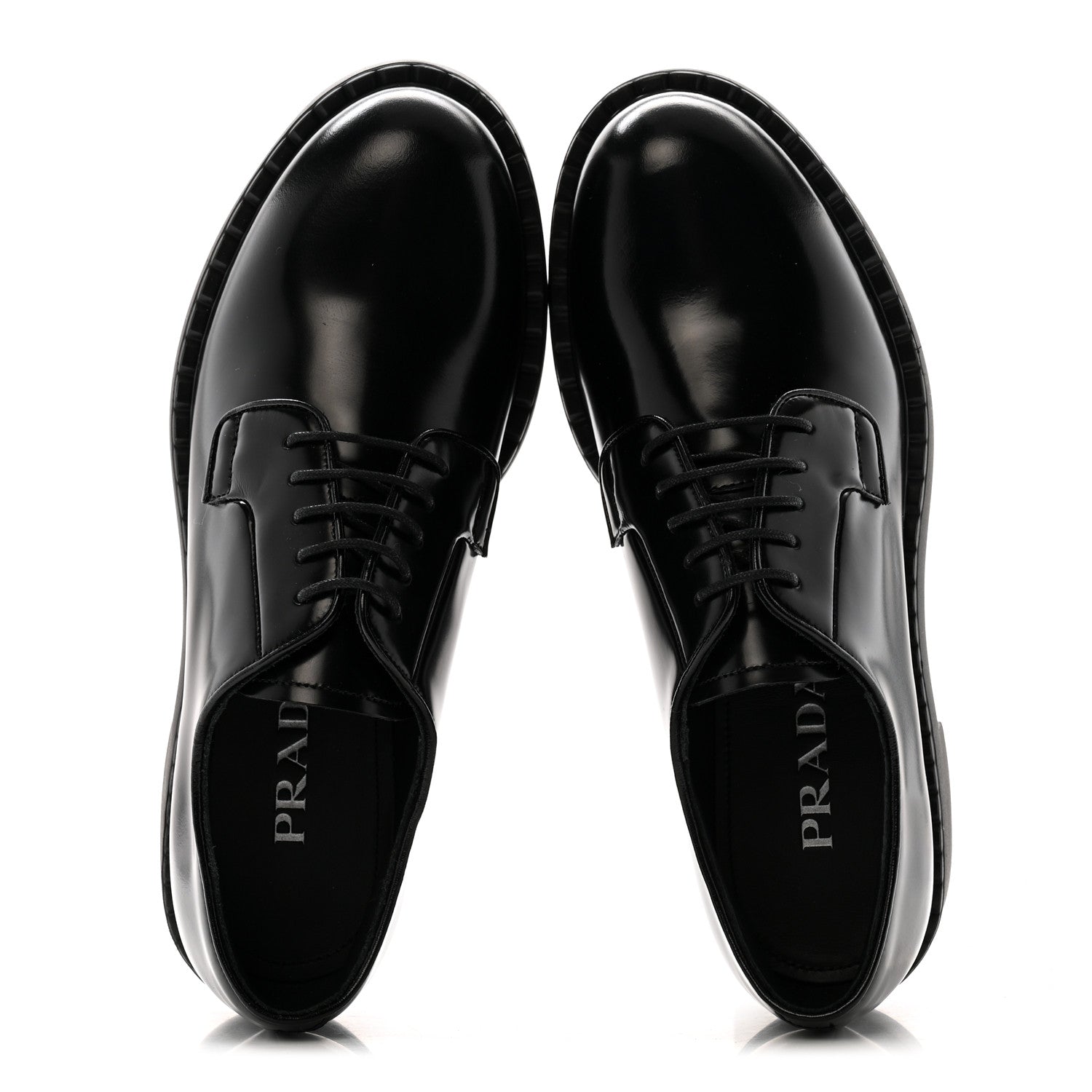 SPAZZOLATO CALZATURE DONNA 50MM DERBY LOAFERS BLACK