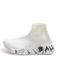 TECHNICAL 3D RECYCLED KNIT GRAFITTI WOMENS SPEED 2.0 SNEAKERS WHITE
