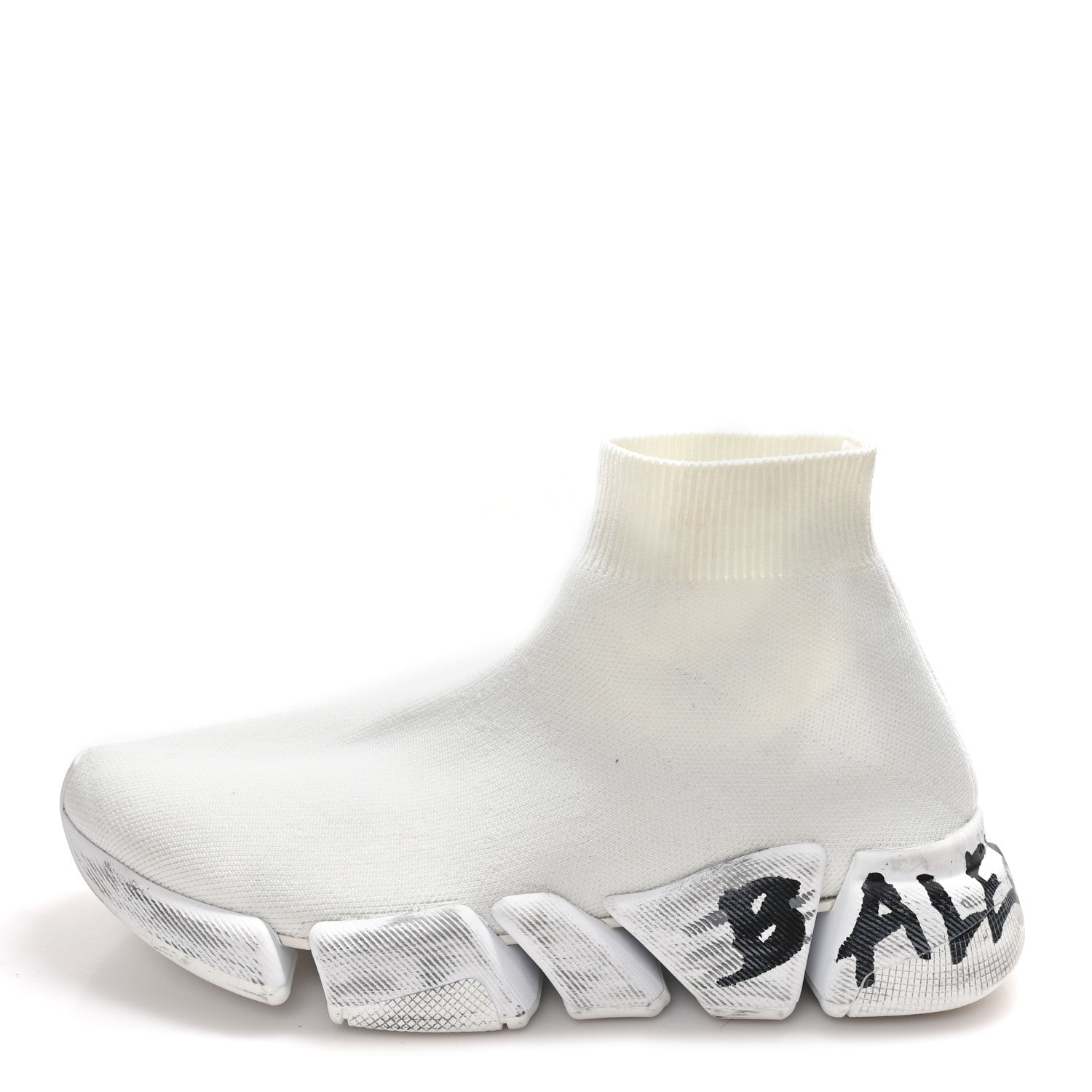 TECHNICAL 3D RECYCLED KNIT GRAFITTI WOMENS SPEED 2.0 SNEAKERS WHITE