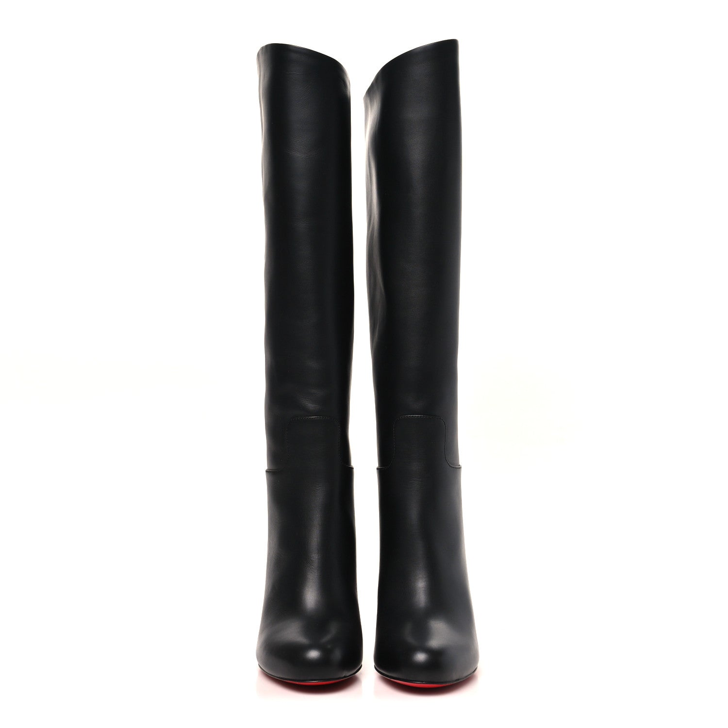 CALFSKIN LOO BOTTA 85 KNEE HIGH BOOTS BLACK