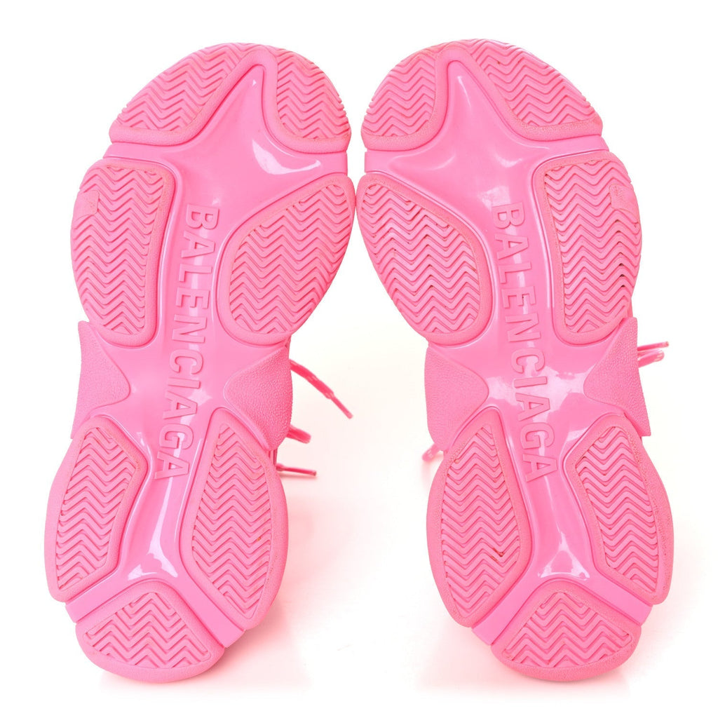 X ADIDAS FABRIC MESH WOMENS TRIPLE S SNEAKERS PINK