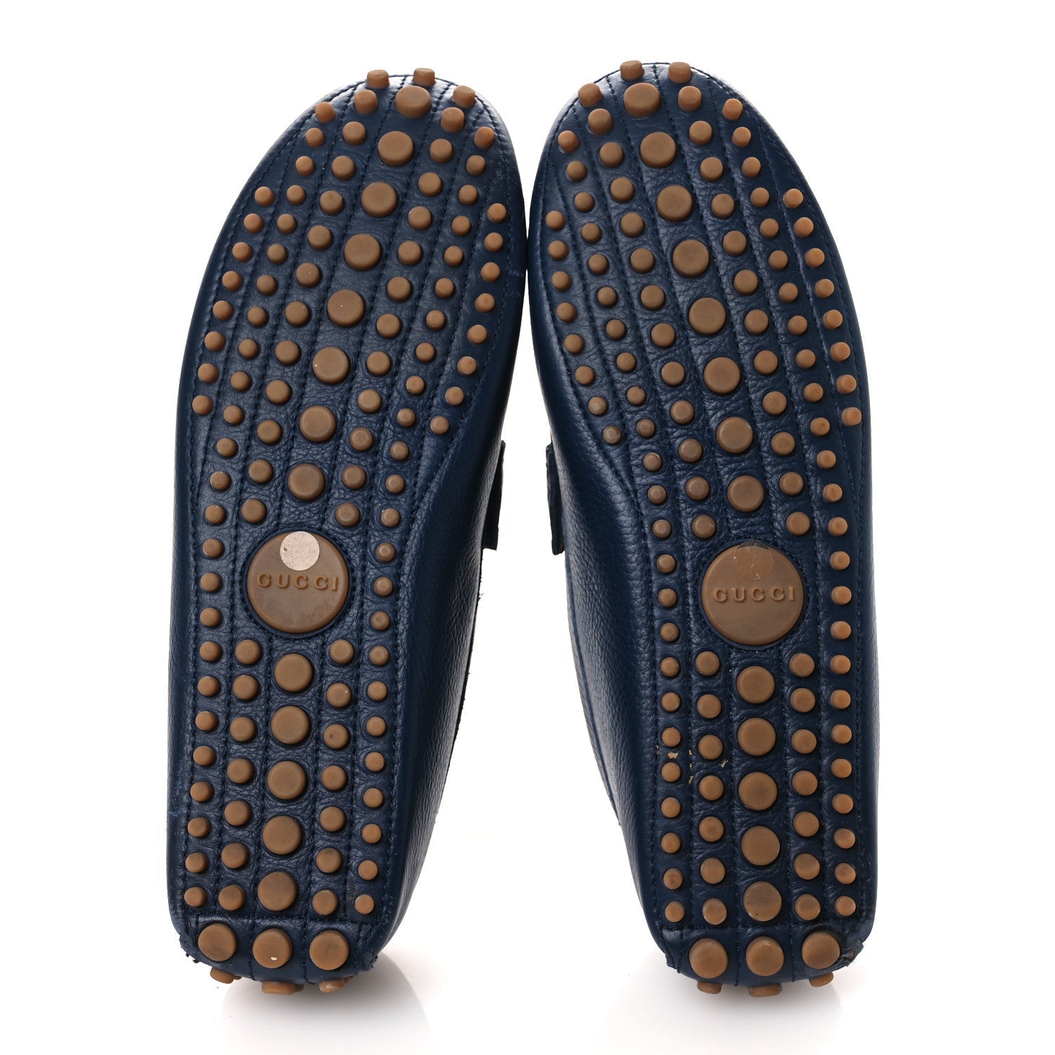 ROAD CALFSKIN WEB MENS HORSEBIT DRIVER LOAFERS MARITIME
