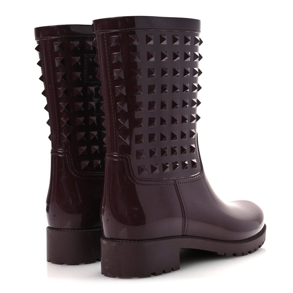 RUBBER ROCKSTUD SHORT RAINBOOTS RUBIN