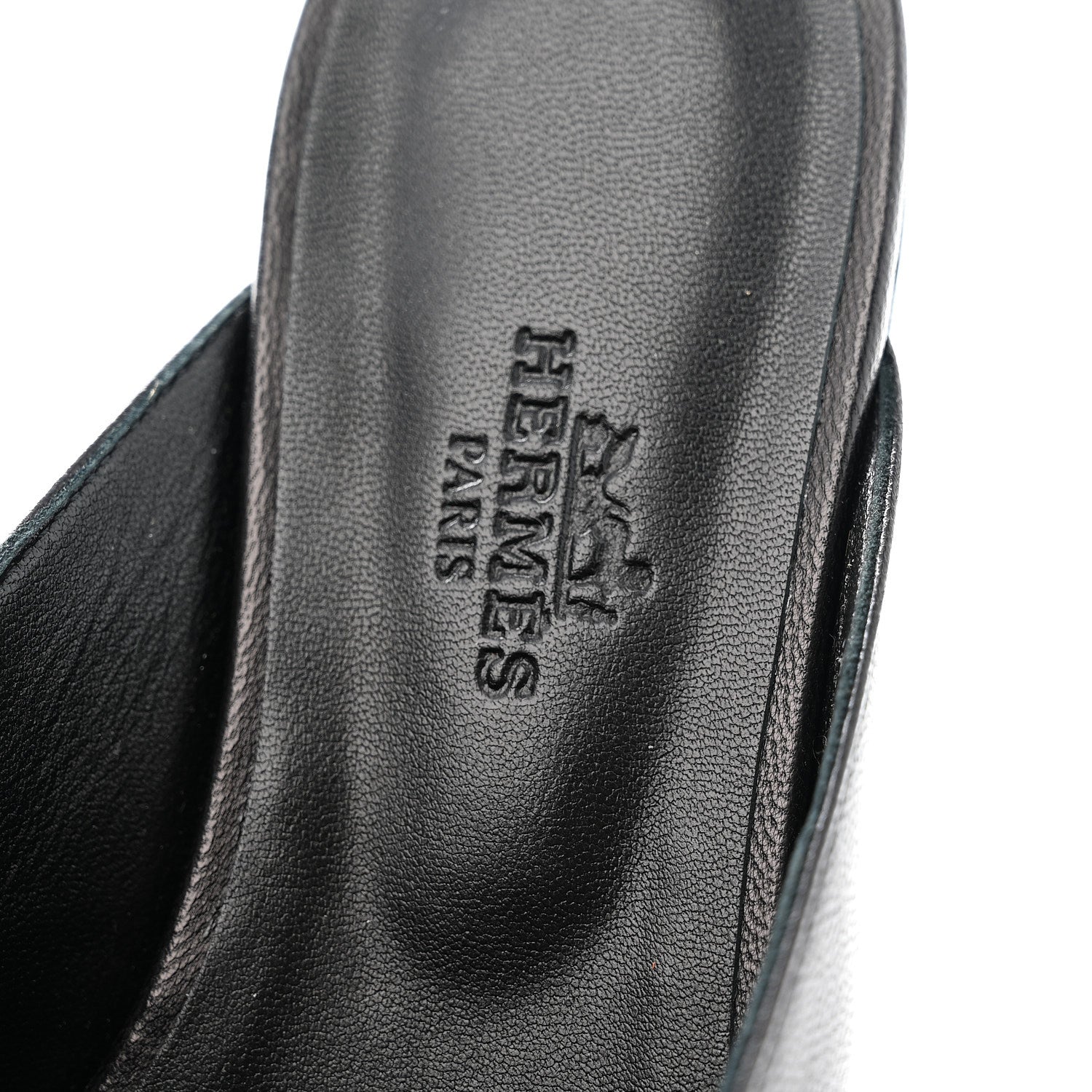 GOATSKIN OZ MULES BLACK