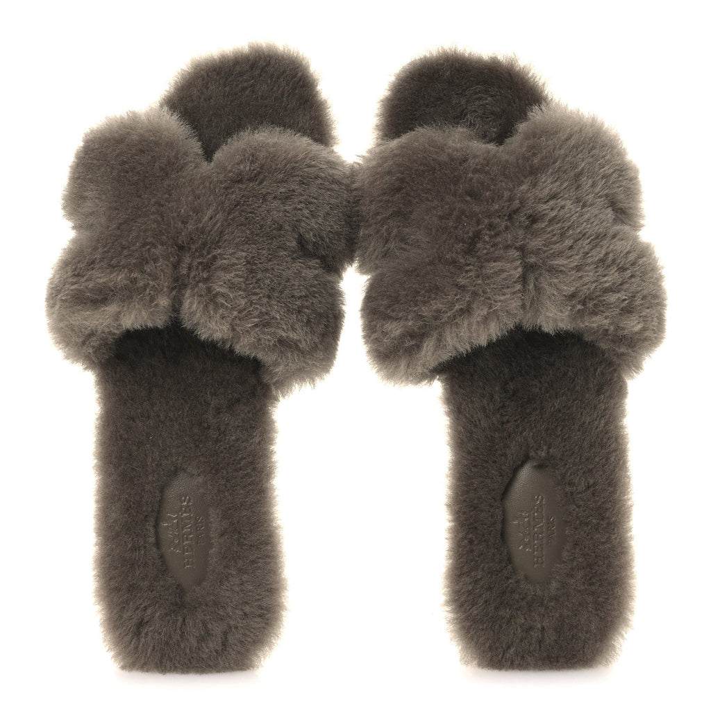 WOOLSKIN ORAN SANDALS ETOUPE