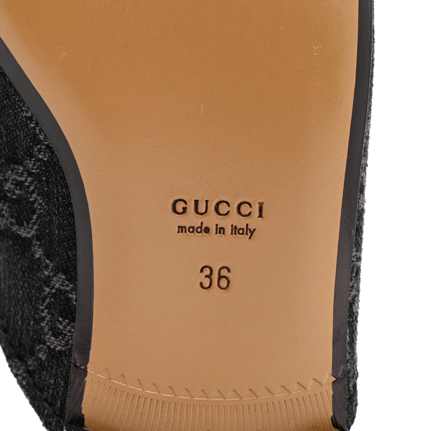 NEW DENIM GG MALAGA KID WOMENS PRINCETOWN SLIPPERS GREY BLACK