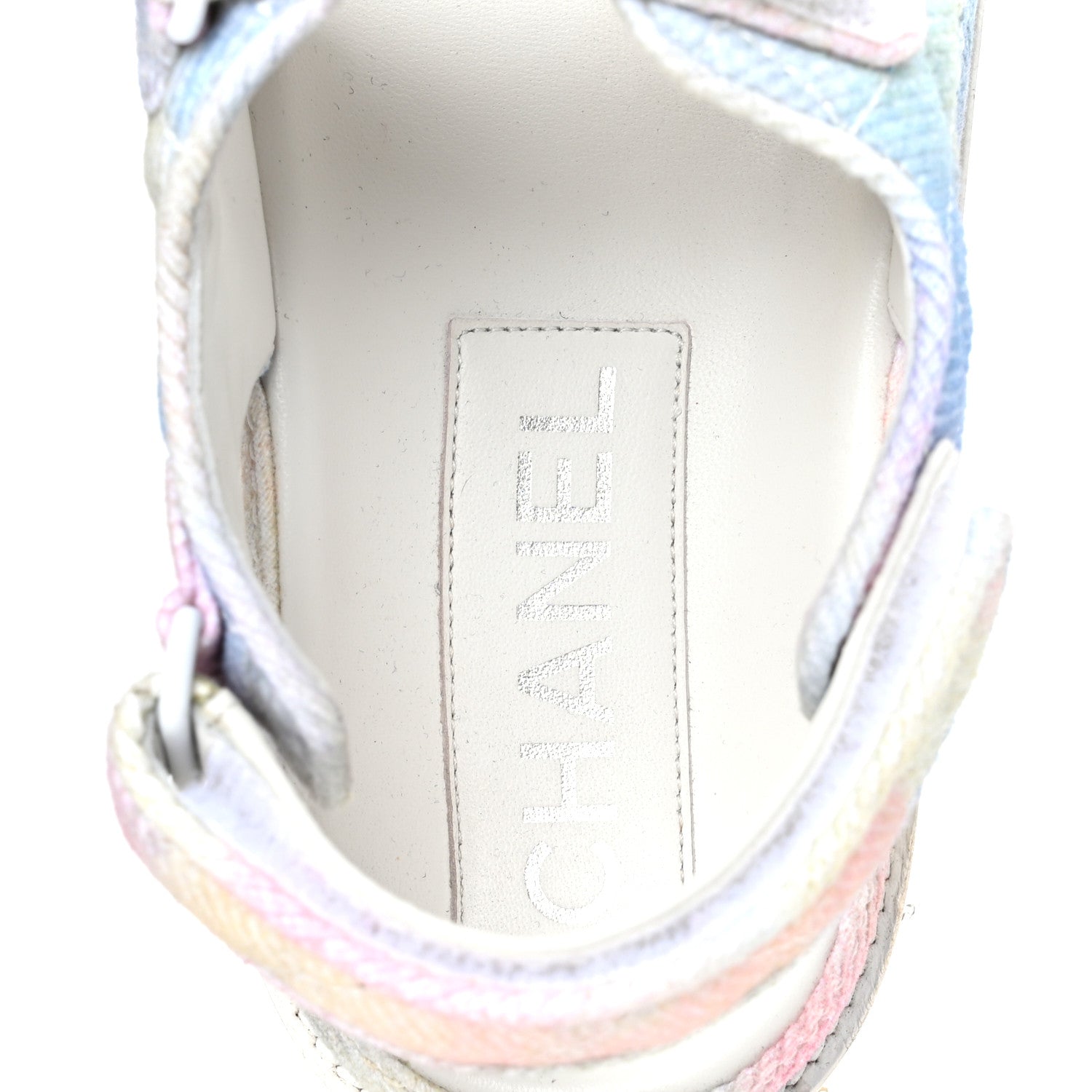 PRINTED FABRIC QUILTED DAD SANDALS GREEN PINK BLUE