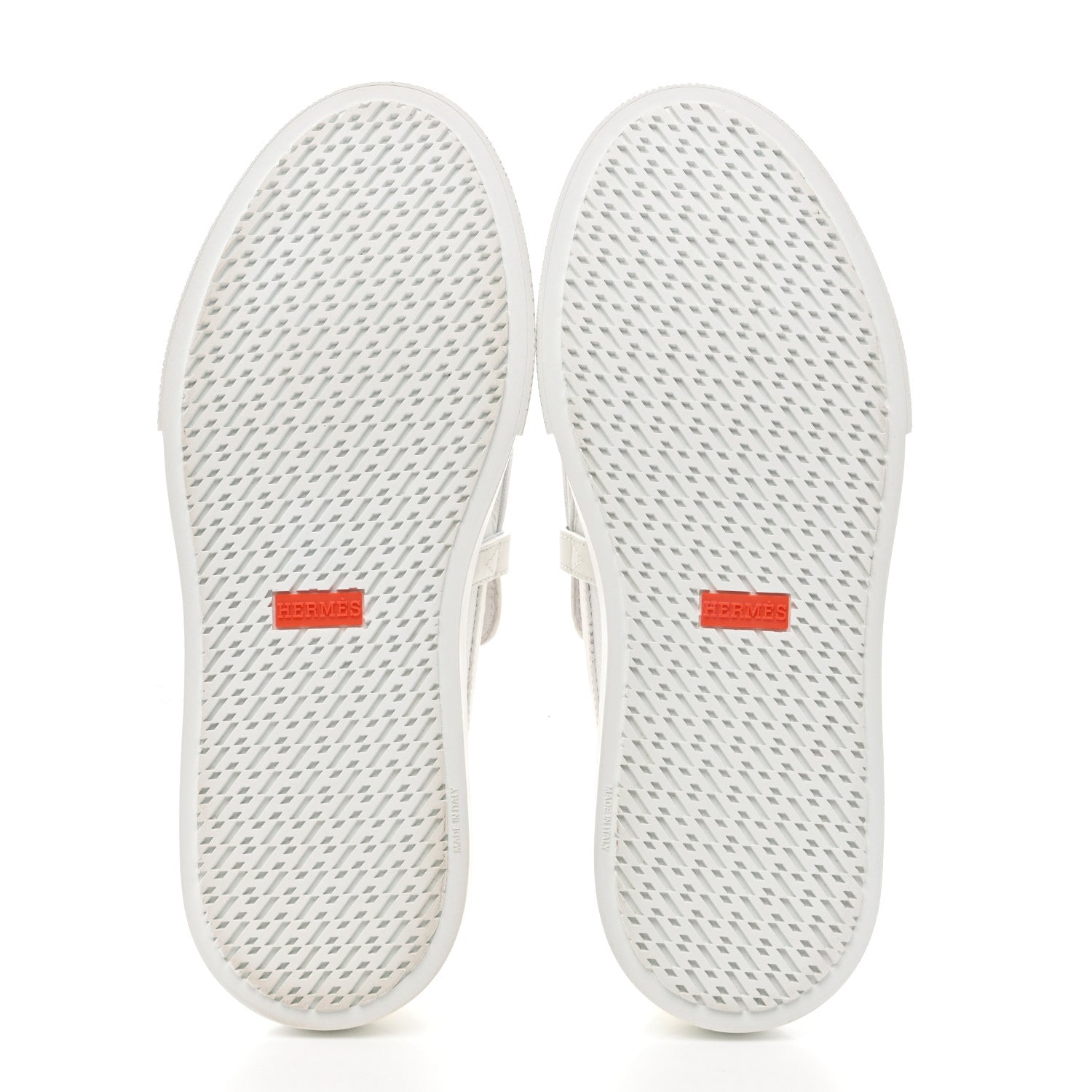 EPSOM CALFSKIN GAME SLIP ON FRINGE SNEAKERS WHITE
