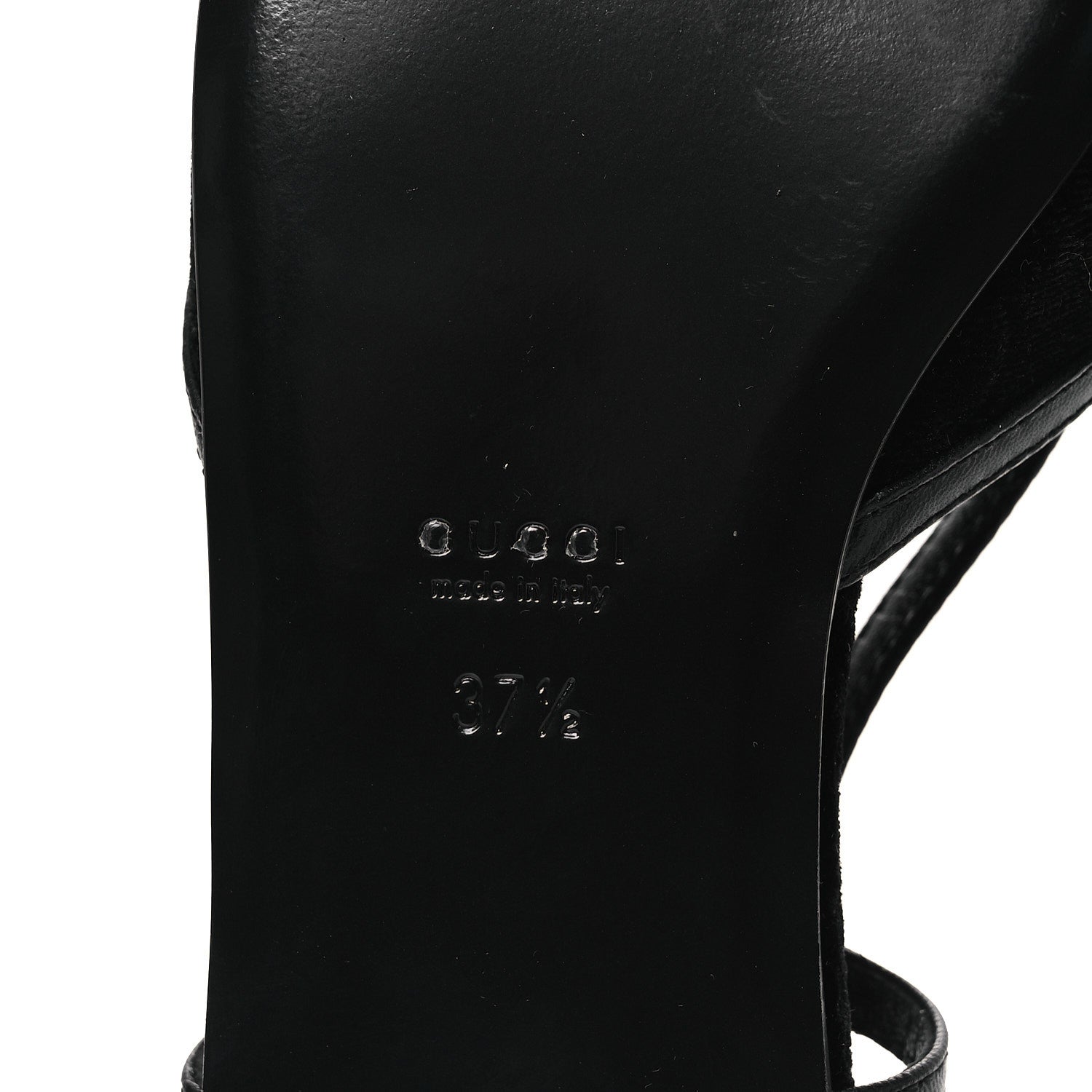 VELVET GG MONOGRAM SLINGBACK BALLET FLATS BLACK